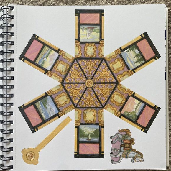 American Girl Rebecca Color & Craft Book New Make Fancy Boxes Star Garland - Picture 5 of 12